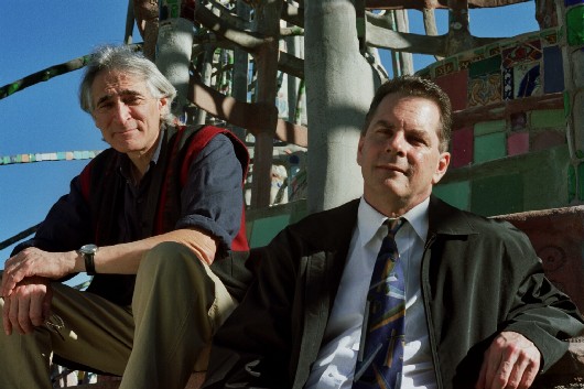 Ed Landler and Brad Byer, who is the maternal great-nephew of Sam Rodia of the Watts Towers.