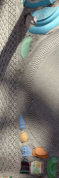 One of the less noticed strong points of Sam Rodia - his textures in detail.