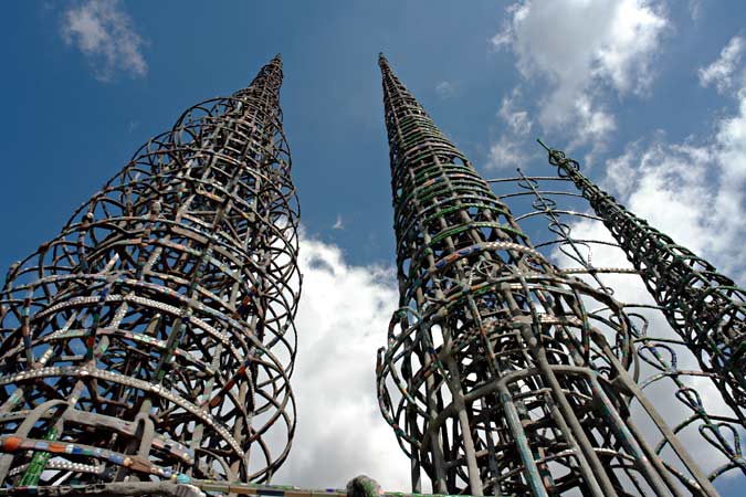watts Towers in watts, Los Angeles